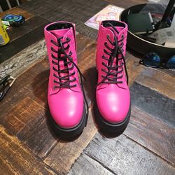 Girls Pink Boots