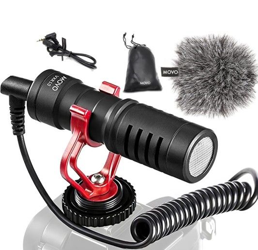Movo VXR10 Universal Shotgun Mic for Camera