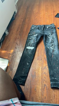 Purple jeans