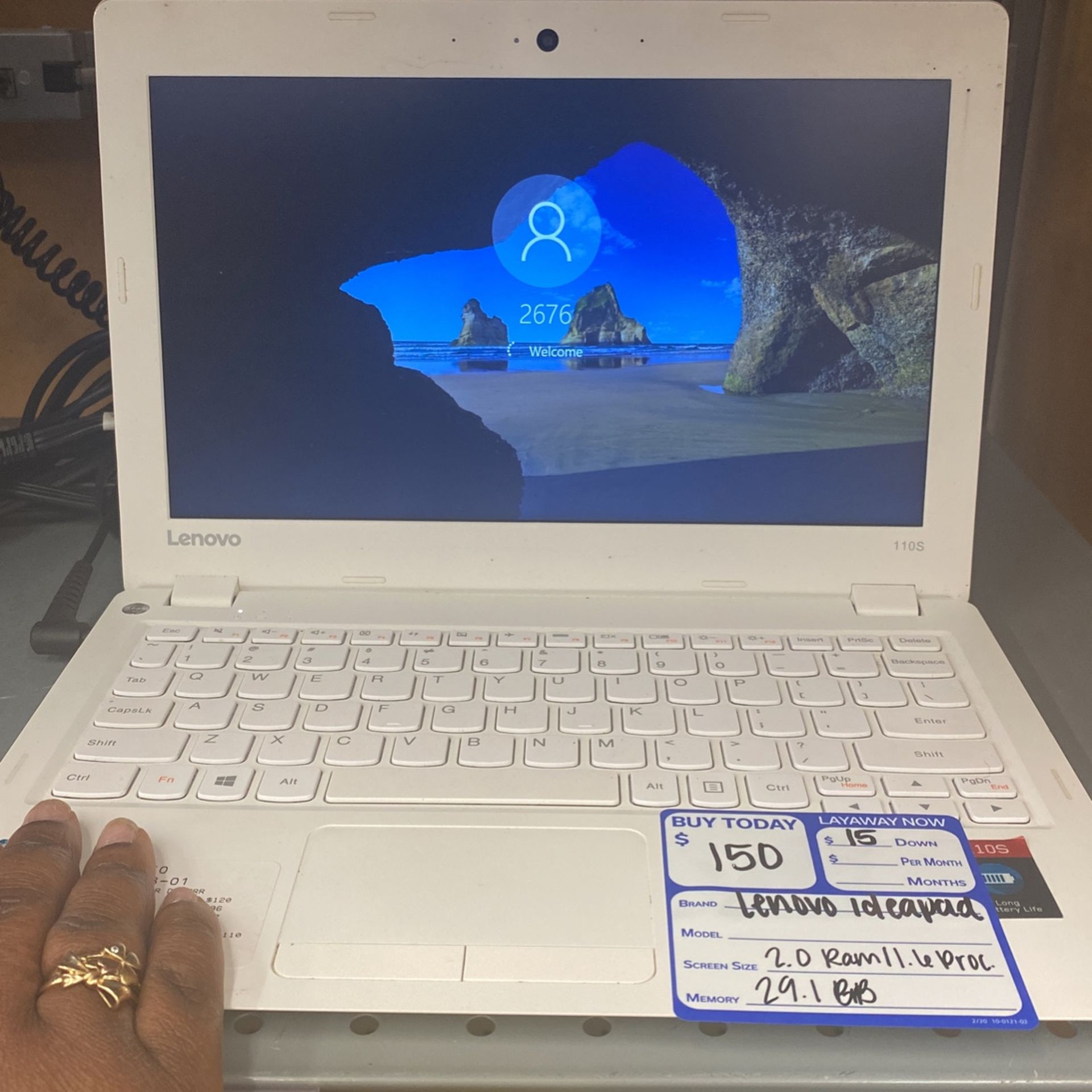 Lenovo Laptop 💻 $120 Today Or Come Layaway 15 Down ( Ask For Tasha 🫶🏾)