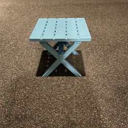 Small Plastic Blue doll table 