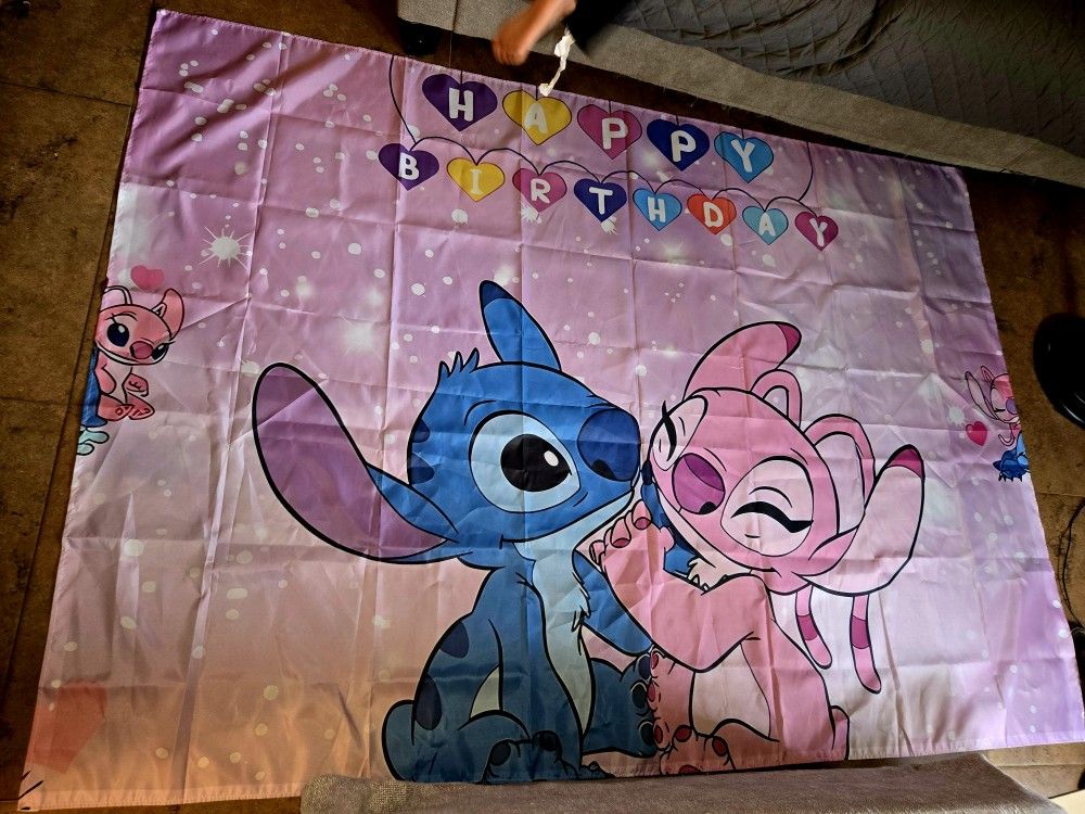 Lilo and stitch party supplies Decorations Background Backdrop 8x6ft
