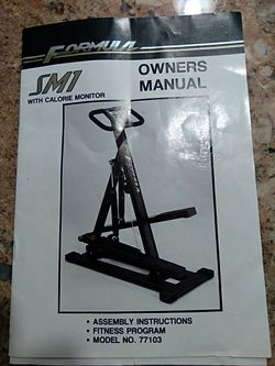 Formula SM1exercise machine