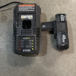 Ryobi Battery And Charger