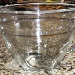 2 Quart Glass Anchor Hocking Batter Bowl