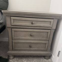 Ashley Furniture- Includes TWO Bedside Tables 