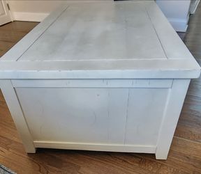 White wood table in good condition