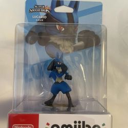 Amiibo Lucario Nintendo amiibo Lucario Super Smash Bros. series Pokemon NEW sealed from