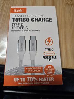 Turbo Type C To Type C CHARGER 
