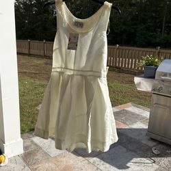 XENIA Boutique Cream Pearl Dress