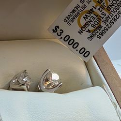 I Kt Diamond Earings