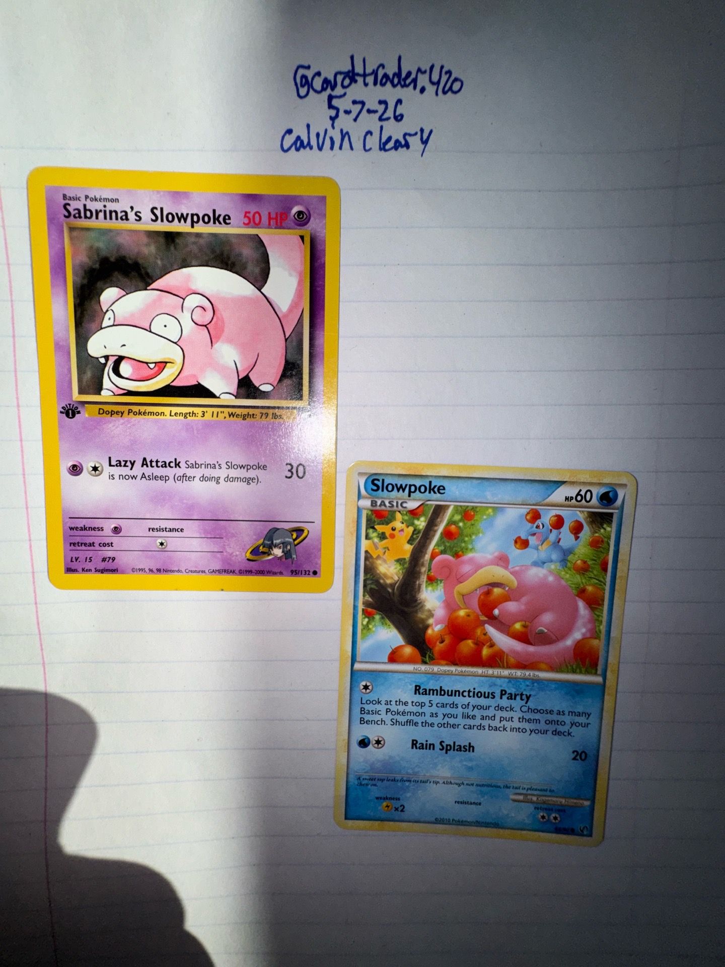$16 takes both slowpokes
