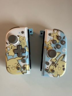 HORI Nintendo Switch Split Pad Compact (Pikachu & Mimikyu) - Ergonomic Controller for Handheld Mode