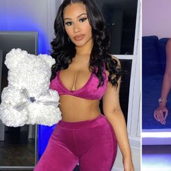 Fashion Nova Two Piece Velour Set - M $12