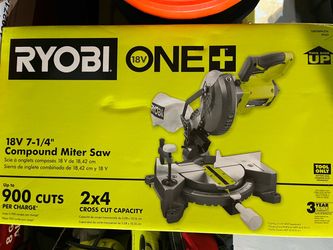 Ryobi 18V 7-1/4" Compound Miter Saw