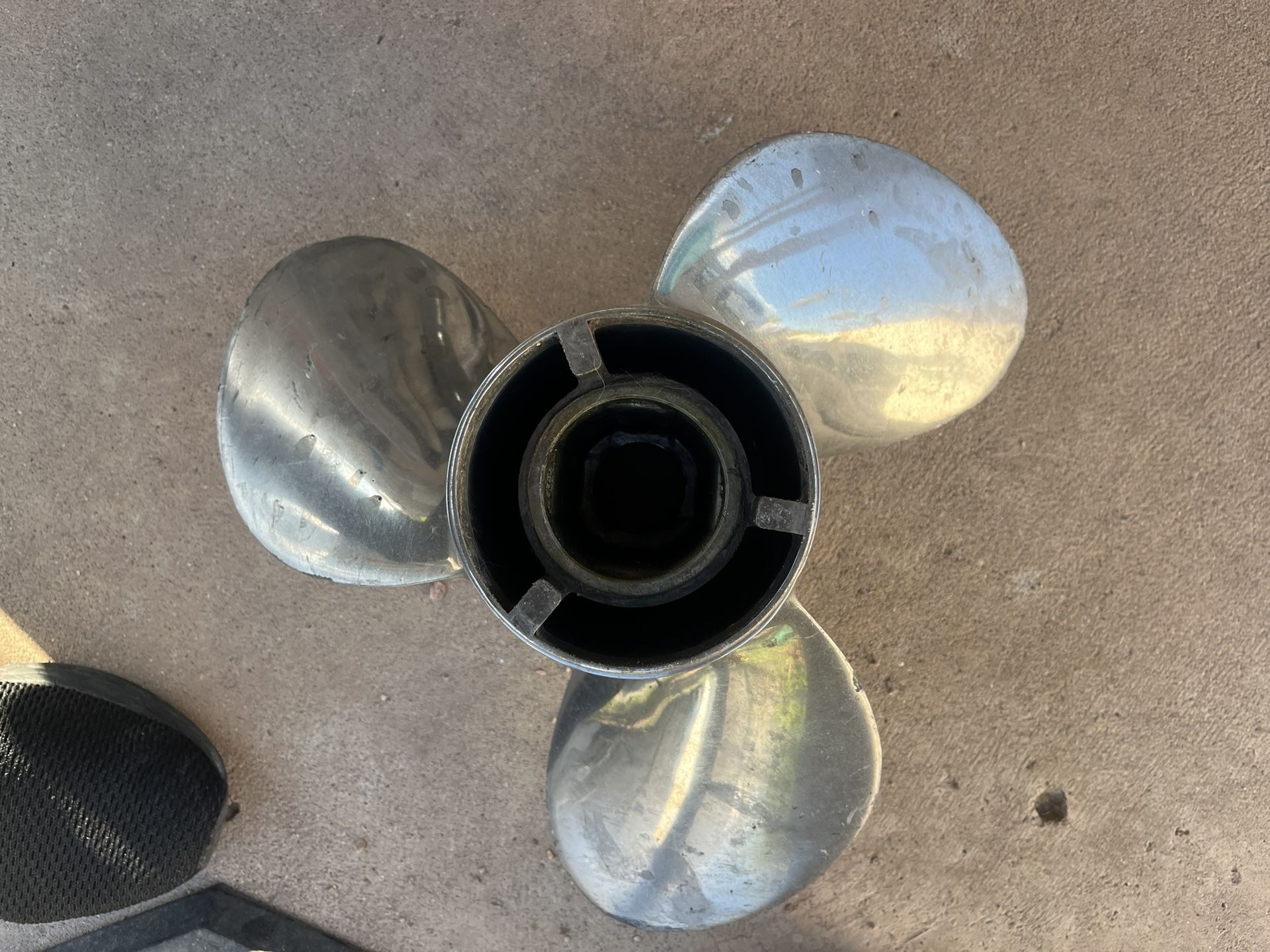 stainless steel boat propeller