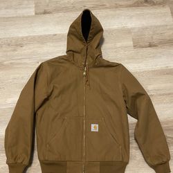 Carhartt WIP Active Jacket Brown Size Medium 