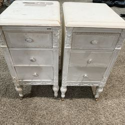 2 Sligh Antique Vanity Tables