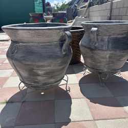 New Flower Pots Made Out Of Clay