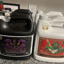 Advances nutrients PIRAANHA, BUD FACTOR X, BUD IGNITOR, TARANTULA