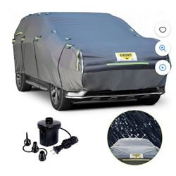WARSUN Car Cover for Hail Protection Inflatable Liner Portable Car Cover System