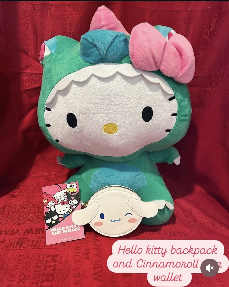 Tokyo Hello Kitty Backpack And Coin Wallet 