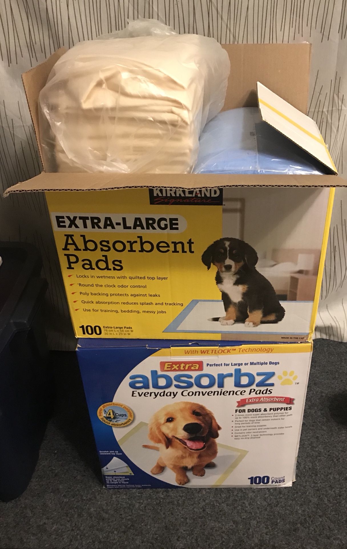 Over 200 Extra Large Puppy Pads-NEW