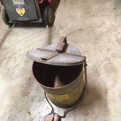 safety can for oily rags rag