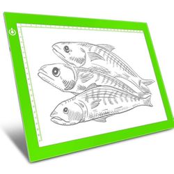 New! A4 Dimmable LED Artcraft Light Box Tracer, Slim Light Pad, Portable Tablet, USB Powered