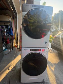 Whirlpool Washer Set 5.0 cu 7.4 cu Delivery and Installation Available 3 Months Warranty