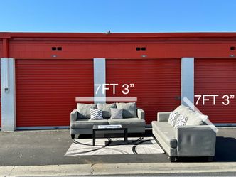 Grey sofa set