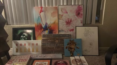 Variety of artwork