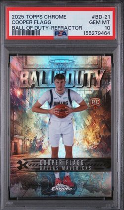PSA 10 Cooper Flagg Ball of Duty Refractor