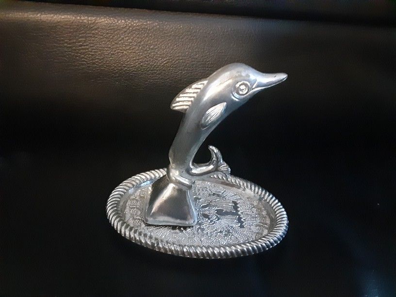 Antique Dolphin Ring Holder