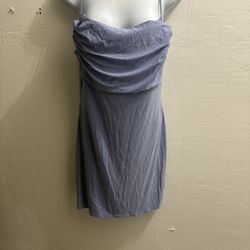 Blue Dress With Glitter 