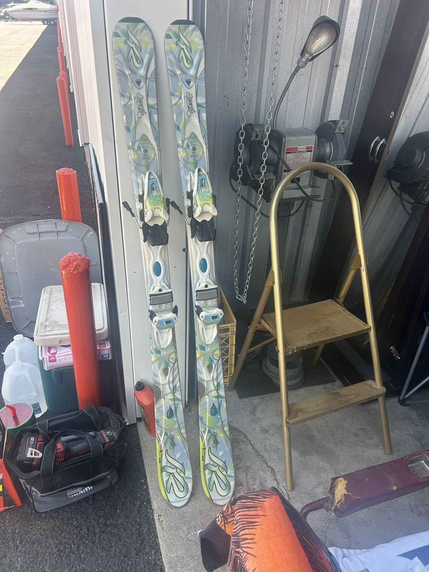 Used 2012 Women's 146cm K2 Superific Skis With Bindings