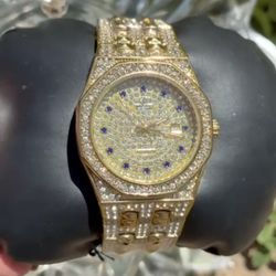 Gold Plated Mossinate Watch