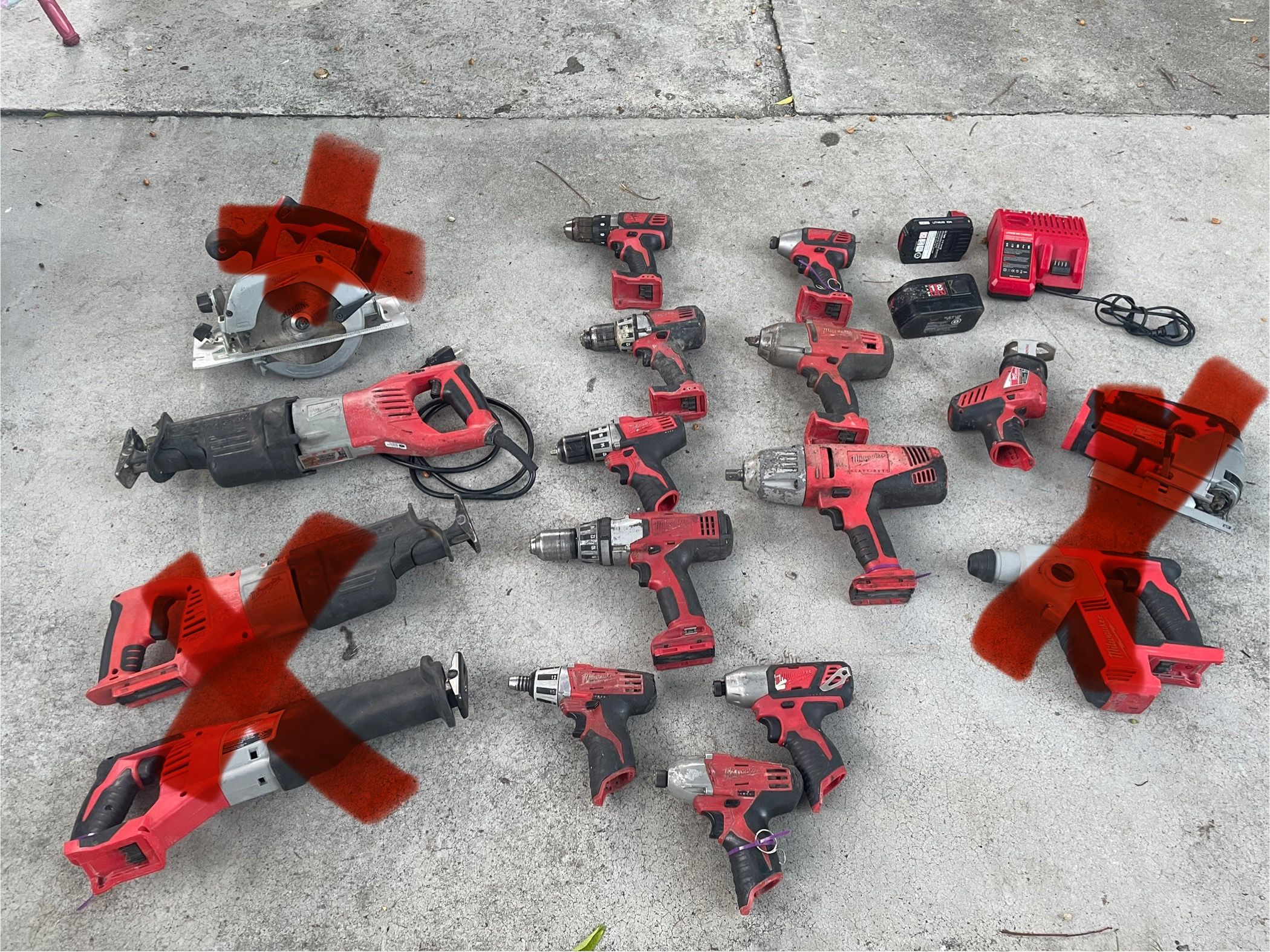 Milwaukee Hammer Drill Jigsaw Impact