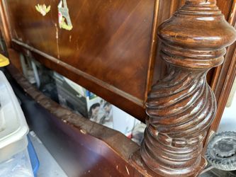 Wooden Headboard And Footboard For Bed