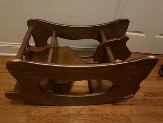 Amish Handcrafted Combo High Chair, Rocker and Desk - Solid Wood