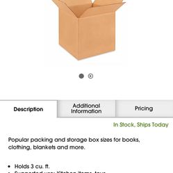 USED Corrugated Boxes For Moving Or shipping 