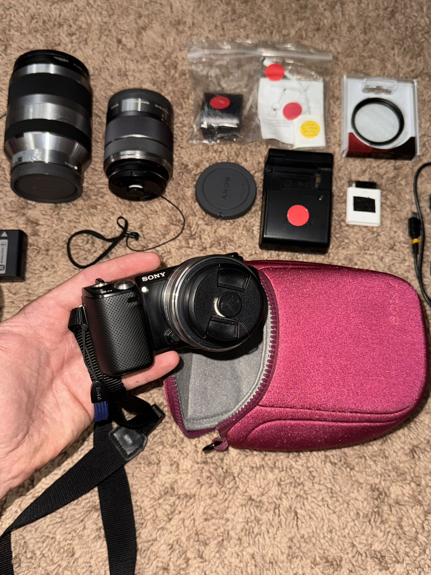 Sony Nex-5n Digital camera full bundle with lens