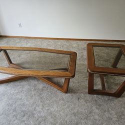 Wood Coffee And End Tables