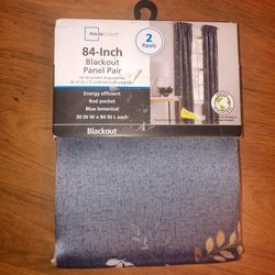 MainStays 84 inch Blackout Panel Pair 