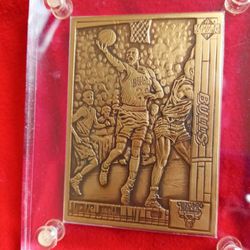 Michael Jordan Bronze /Gold Basketball Card 