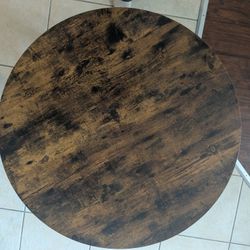 Rustic Style Round Coffee Table