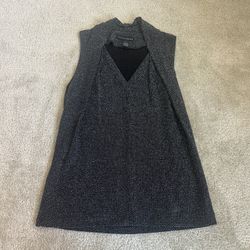 Grace Element Black & Silver Knit Top