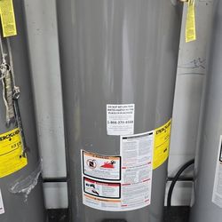 New 40 Gallons Batural Gas Water Heater 1 Year Warranty Garantia Por Escrito 