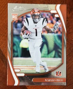 BENGALS JA'MARR CHASE FOOTBALL CARD 