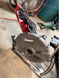 Bauer concrete pull saw